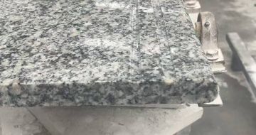 丽水芝麻白楼梯踏步 芙蓉白