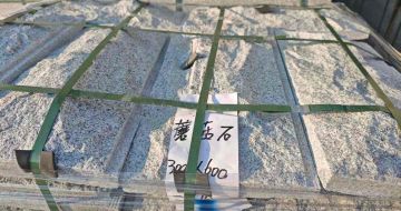 丽水芝麻白蘑菇石，自然面