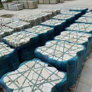 丽水黄金麻冰裂纹 碎拼
