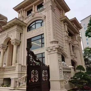 丽水黄金麻别墅外墙异形定制