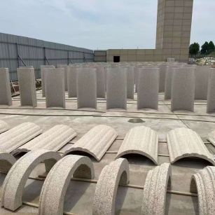 丽水黄金麻别墅柱皮 异形 线条定制