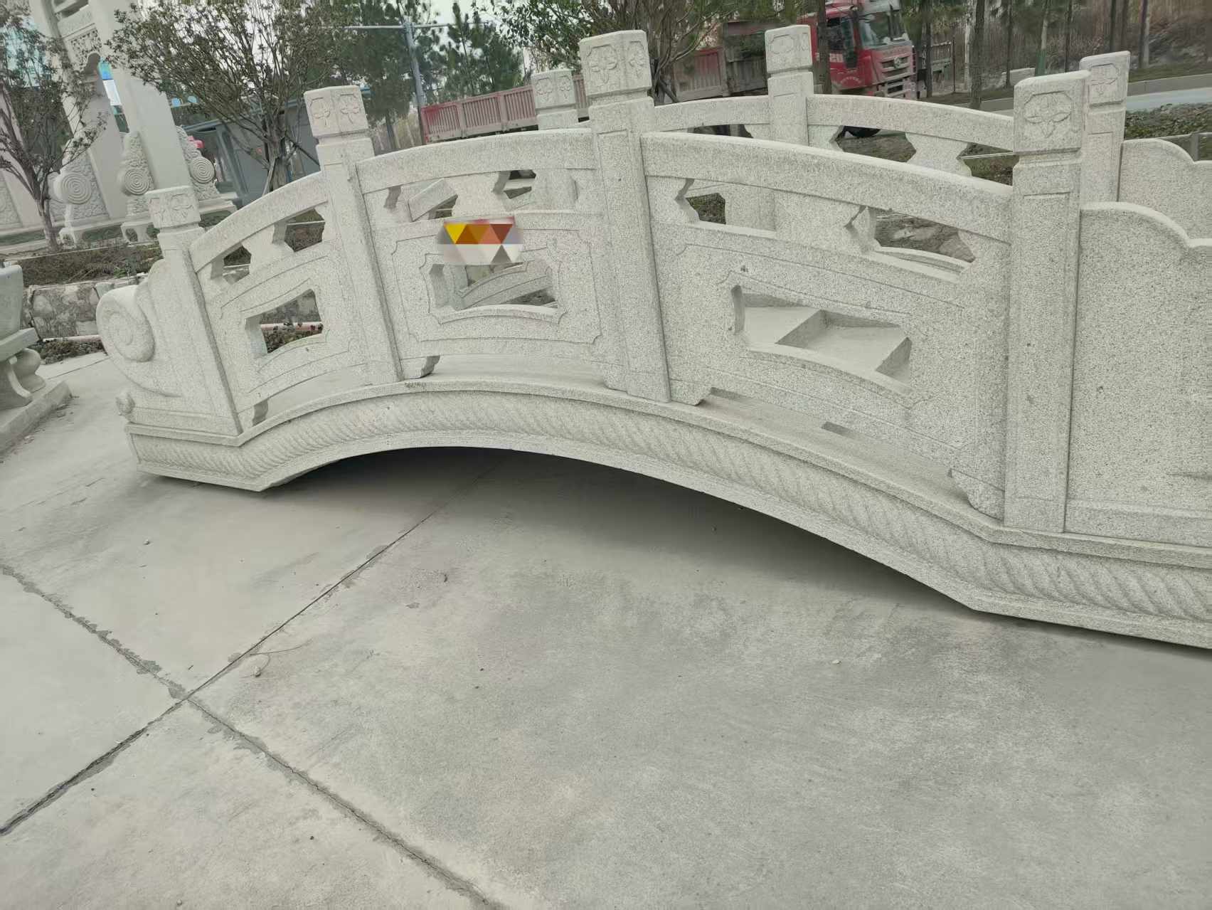 丽水芝麻白拱桥，石桥