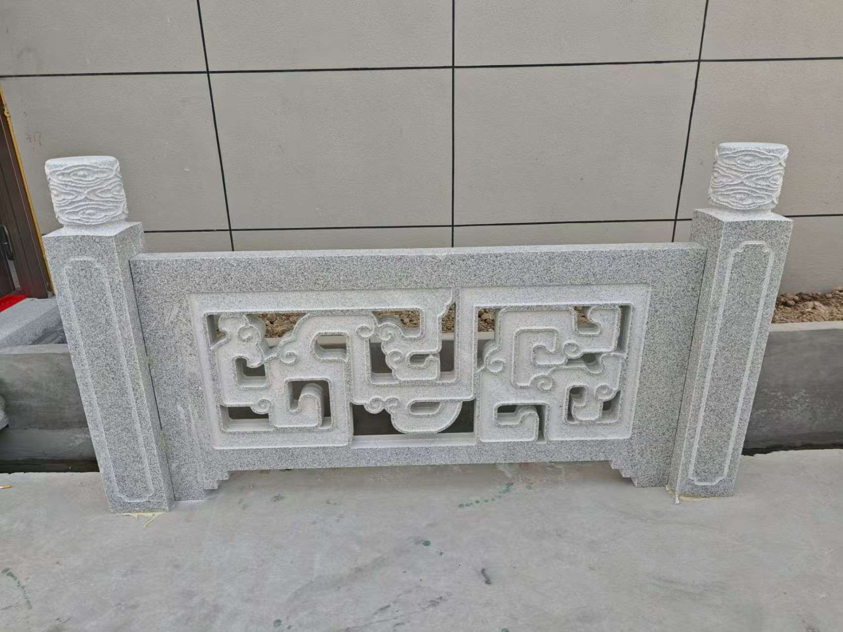 丽水芝麻白河道栏杆 桥栏杆