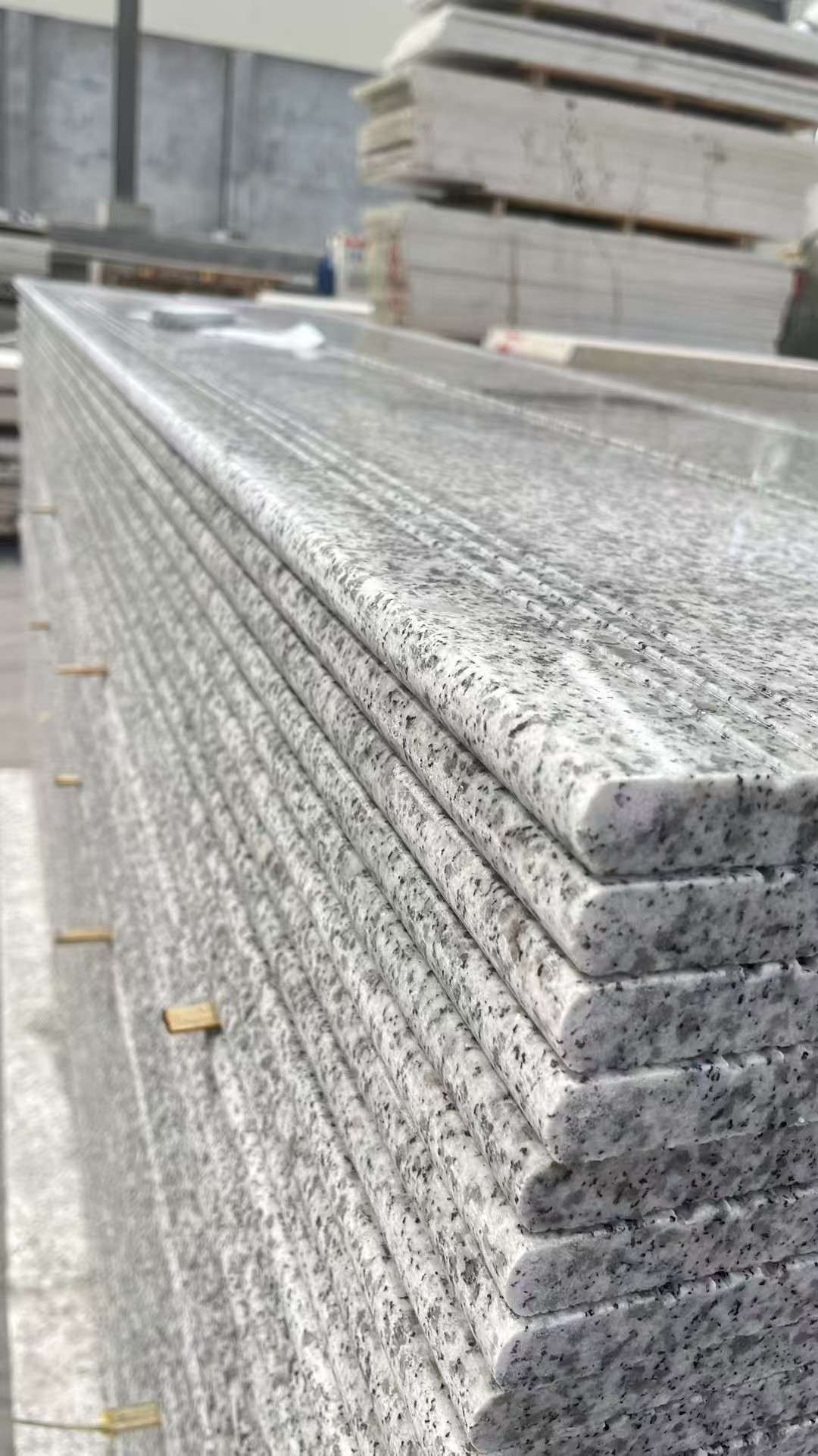 丽水芝麻白楼梯踏步 花岗岩楼梯板材