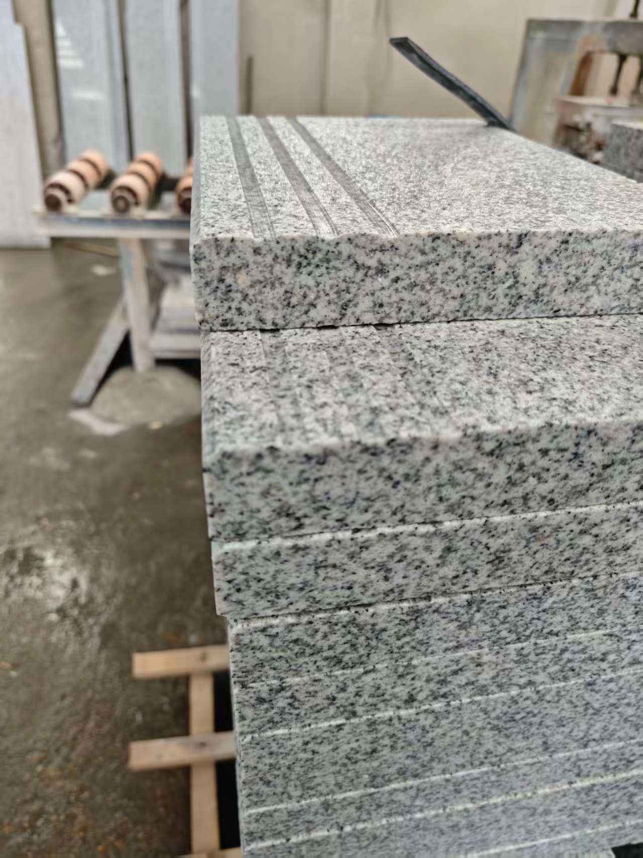 丽水芝麻白楼梯踏步